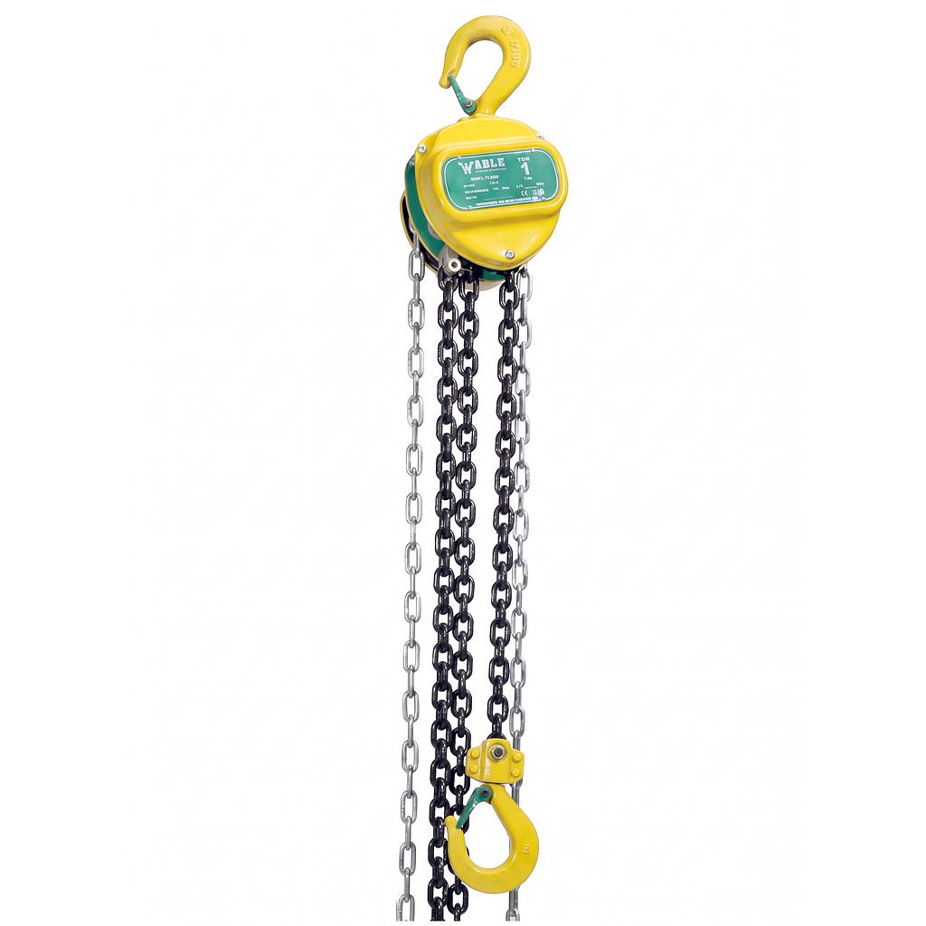 TECLE ABLE DE CADENA CB-II 5 TON X  3 MTS